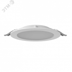 Светильник светодиодный ДВО-DL-01 Slim 35Вт 4000К 221х40 мм IP65/40 белый опал EM