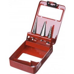 Набор сверл ступенчатых, 3 шт., 3-20мм,