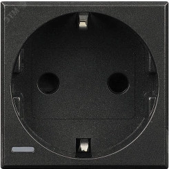 Axolute Розетка 2К+З 10/16 А 250 В боковые заземляющие контакты Schuko антрацит немецкий стандарт Axolute Розетка 2К+З 10/16 А 250 В боковые заземляющие контакты Schuko антрацит немецкий стандарт