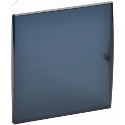 Дверца для корпуса пластикового ЩРН(В)-П-24 IP41 черная прозрачная TEKFOR