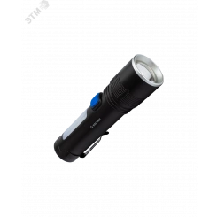 Фонарь ручной аккум/10ВтLED+2ВтCOB/zoom/Li-ion 18650 1800mAh/алюминий/USB type C Фонарь ручной аккум/10ВтLED+2ВтCOB/zoom/Li-ion 18650 1800mAh/алюминий/USB type C