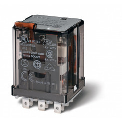 Реле силовое электромеханическое монтаж в розетку/наконечники Faston 187(4.8х0.5мм) 3NO 16A контакты AgCdO(зазор 3мм) разделитель катушка - контакты(для SELV) катушка 125В DC RTI