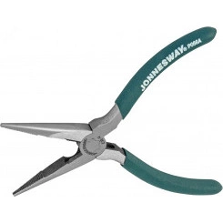 Длинногубцы прямые, с ПВХ рукоятками, 160 мм Длинногубцы прямые, с ПВХ рукоятками, 160 мм