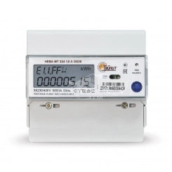 Счетчик электроэнергии НЕВА МТ 324 1.0 AO S26 трехфазный многотарифный 5(60) класс точности 1.0 D ЖКИ регион 18 Счетчик электроэнергии НЕВА МТ 324 1.0 AO S26 трехфазный многотарифный 5(60) класс точности 1.0 D ЖКИ регион 18