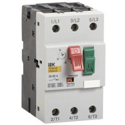 Выключатель защиты двигателя ПРК64-40 In=40A      Ir=25-40A Ue 660В IEK