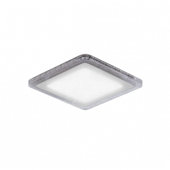 Светильник светодиодный встраиваемый ДВО-12+4 Вт 1200 Лм 4000К Квадрат IP20 3 режима LED монтажный d170 мм 192х192х31 мм 180-265 В Bubbles Gauss