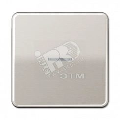 Клавиша с окошком для выключателя с подсветкой  платина