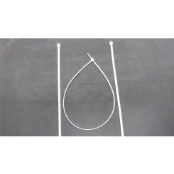 Хомут-стяжки ленточные 5x500 (4,8x500) бел