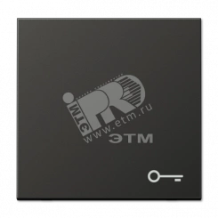 Клавиша с символом  замок   антрацит
