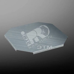 КЛКо500 S=1мм Крышка лотка крестообразного облегченная полимерная