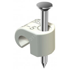 Крепежная скоба с гвоздем 16-19mm, L40