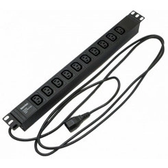 Блок розеток SHE19-10IEC-2.5IEC для 19д шкафовгоризонтальный10хIEC 320 C1310A Блок розеток SHE19-10IEC-2.5IEC для 19д шкафовгоризонтальный10хIEC 320 C1310A