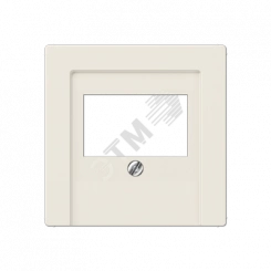 Накладка для USB розетки (ТАЕ гнезда)  Серия A500  Материал- дуропласт  Цвет- слоновая кость
