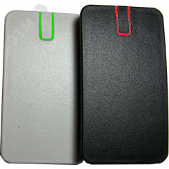 Мультиформатный считыватель для карт Mifare, EM,  HID(125КГц) и мобильных идентификаторов BLE       (Mobile ID). Выход Wiegand 26                     (32,34,37,40,42,56,58,64). Темп.: -35: +60°С.     Габариты: 80 х 43 х 12,5 мм. Корпус металличе