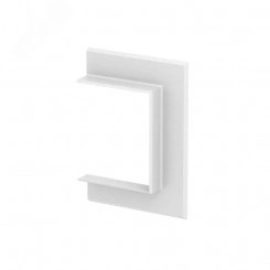 Настенная стыковая рамка кабельного канала Rapid 80 90x110 мм (ABS-пластик, белый)