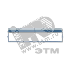 Крышка из оргстекла для надписи 17х54мм прозрачная