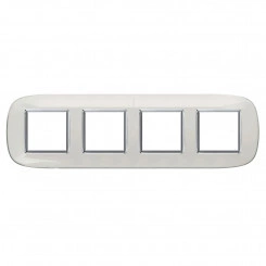 Axolute Накладки декоративные в форме эллипса прозрачные/белая карамель на 2+2+2+2 модуля