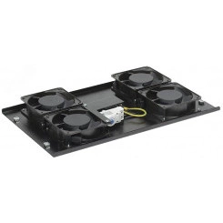 Панель вентиляторная потолочная 4 вентилятора с термостатом черная Панель вентиляторная потолочная 4 вентилятора с термостатом черная