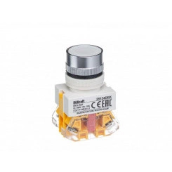 Выключатель кнопочный ABF ВК-22 d22мм 220В с фиксацией бел. SchE 25124DEK