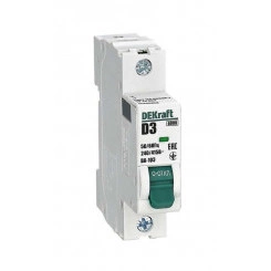 Выключатель автоматический модульный 1п D 3А 6кА ВА-103 SchE 12330DEK