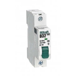 Выключатель автоматический модульный 1п D 32А 6кА ВА-103 SchE 12340DEK