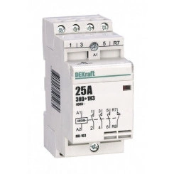 Контактор модульный МК-103 3НО+1НЗ 16А 230В SchE 18054DEK Контактор модульный МК-103 3НО+1НЗ 16А 230В SchE 18054DEK