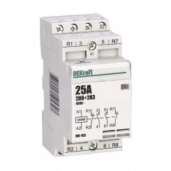 Контактор модульный МК-103 2НО+2НЗ 25А 230В SchE 18069DEK Контактор модульный МК-103 2НО+2НЗ 25А 230В SchE 18069DEK