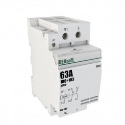 Контактор модульный МК-103 1НО+1НЗ 63А 230В SchE 18086DEK Контактор модульный МК-103 1НО+1НЗ 63А 230В SchE 18086DEK