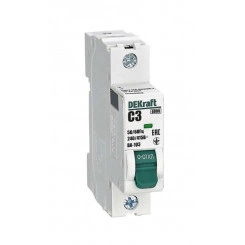 Выключатель автоматический модульный 1п C 3А 6кА ВА-103 SchE 12266DEK Выключатель автоматический модульный 1п C 3А 6кА ВА-103 SchE 12266DEK