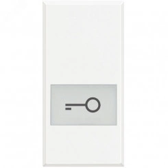 Axolute Клавиши с подсветкой для выключателей AXIAL 1 модуль символ Ключ белый