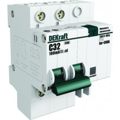 Выключатель автоматический дифференциального тока 2п D 50А 30мА тип AC ДИФ-101 со встроен. защит. от сверхтоков SchE 15171DEK