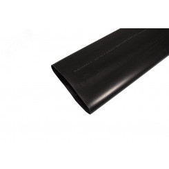 Термоусаживаемая трубка клеевая 160,0 50,0 мм, (3-4-1) черная, упаковка 1 м