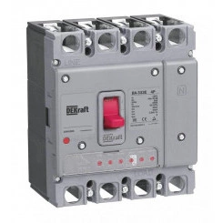 Выключатель автоматический силовой с электрон. расцеп. 4P 100А 50кА ВА-333E SchE 22496DEK