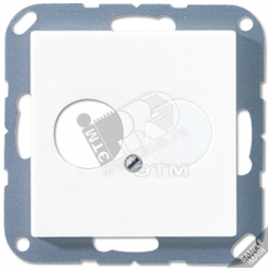 Крышка для 2-х гнезд  слоновая кость