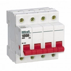 Выключатель нагрузки 4п 100А ВН-102 SchE 17016DEK Выключатель нагрузки 4п 100А ВН-102 SchE 17016DEK