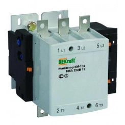 Контактор КМ-103 185А 220В AC3 1НО+1НЗ SchE 22154DEK