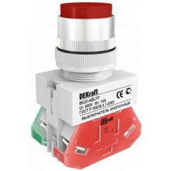 Выключатель кнопочный ABLFP ВК-22 d22мм 220В красн. SchE 25020DEK