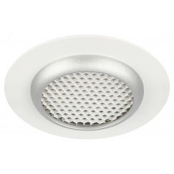 Светильник встраиваемый алюминиевый KL109 WH/SL MR16 GU5.3 белый/серебро матовый