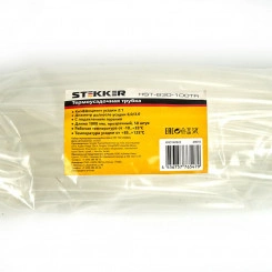 Термоусадочная трубка 6,0/3,0, длина 100 см., усадка 2:1, прозрачный, HST-630-100TR Термоусадочная трубка 6,0/3,0, длина 100 см., усадка 2:1, прозрачный, HST-630-100TR