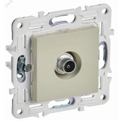 SKANDY Розетка TV оконечная SK-A12B бежевый IEK SKANDY Розетка TV оконечная SK-A12B бежевый IEK