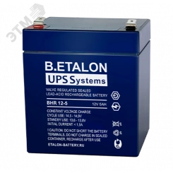 Аккумулятор B.ETALON BHR 12В 5 А/ч