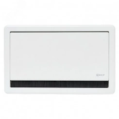 Встраиваемый настольный розеточный блок выдвижной, 8 модулей, белый, C-Line Встраиваемый настольный розеточный блок выдвижной, 8 модулей, белый, C-Line