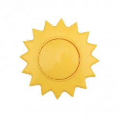 Выключатель одноклавишный KRANZ HAPPY Солнце скрытой установки, желтый Выключатель одноклавишный KRANZ HAPPY Солнце скрытой установки, желтый