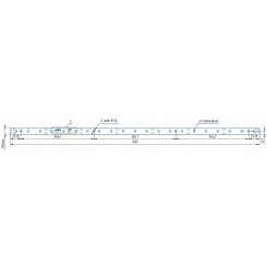 Модуль светодиодный LINE 500x11.6 AL1 3x7 Lumileds 2835 CRI80 4000K
