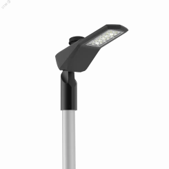 Светильник светодиодный ДКУ-40Вт 5000К Levante RUS Yard NEMA черный, кронштейн 48мм