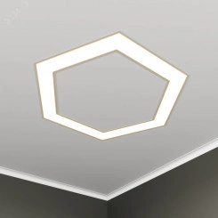 Светильник светодиодный RVE-LBX-HOLE-HEXA-1646-VG (Шестиугольник с отв. 1646х1431х110мм S80мм 120Вт встраиваемый под шпаклевку 4000K Белый) Светильник светодиодный RVE-LBX-HOLE-HEXA-1646-VG (Шестиугольник с отв. 1646х1431х110мм S80мм 120Вт встраиваемый под шпаклевку 4000K Белый)