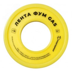 Лента ФУМ GAS 12 мм х 0,1 мм х 10 м Лента ФУМ GAS 12 мм х 0,1 мм х 10 м