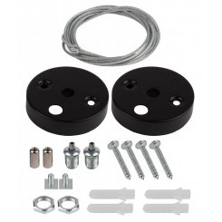 Подвесное крепление для линейных светильников для моделей SML чёрный длина 1,5м SML-1-A-SUSPENSION-B Подвесное крепление для линейных светильников для моделей SML чёрный длина 1,5м SML-1-A-SUSPENSION-B