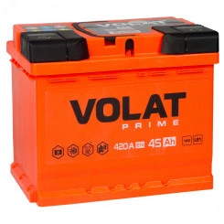Аккумулятор автомобильный VOLAT Prime 45Ah R+ (низкий) Аккумулятор автомобильный VOLAT Prime 45Ah R+ (низкий)