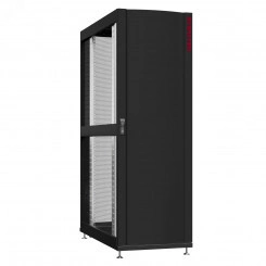 Шкаф серверный 42U 600х1200 передняя дверь: одностворчатая глухой металл IP51. задняя дверь: одностворчатая перфорированная IP20. боковые панели: без. цвет: черный RAL9005 